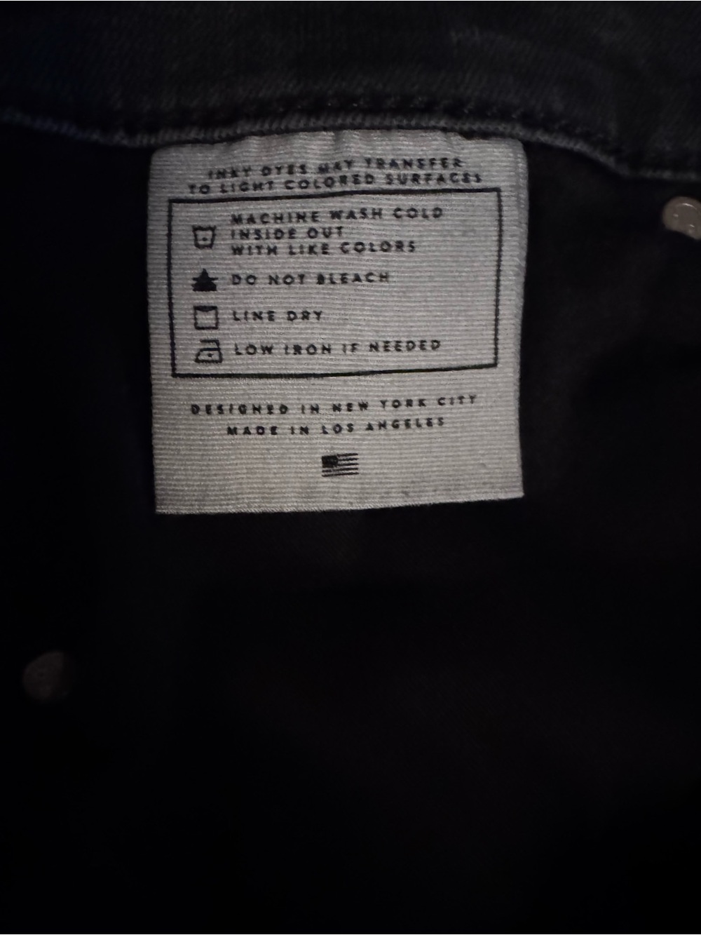 VGUC Women’s AYR “The Riser" Black ( Onyx) Denim Sz. W: 30; L: 26 - Picture 9 of 10